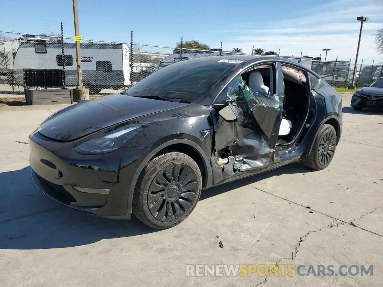 1 Фотография поврежденного автомобиля 7SAYGDEE3PF740778 TESLA MODEL Y 2023