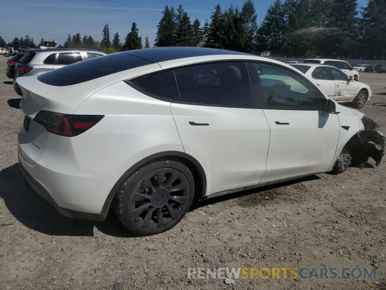 3 Photograph of a damaged car 7SAYGDEE3PF751019 TESLA MODEL Y 2023
