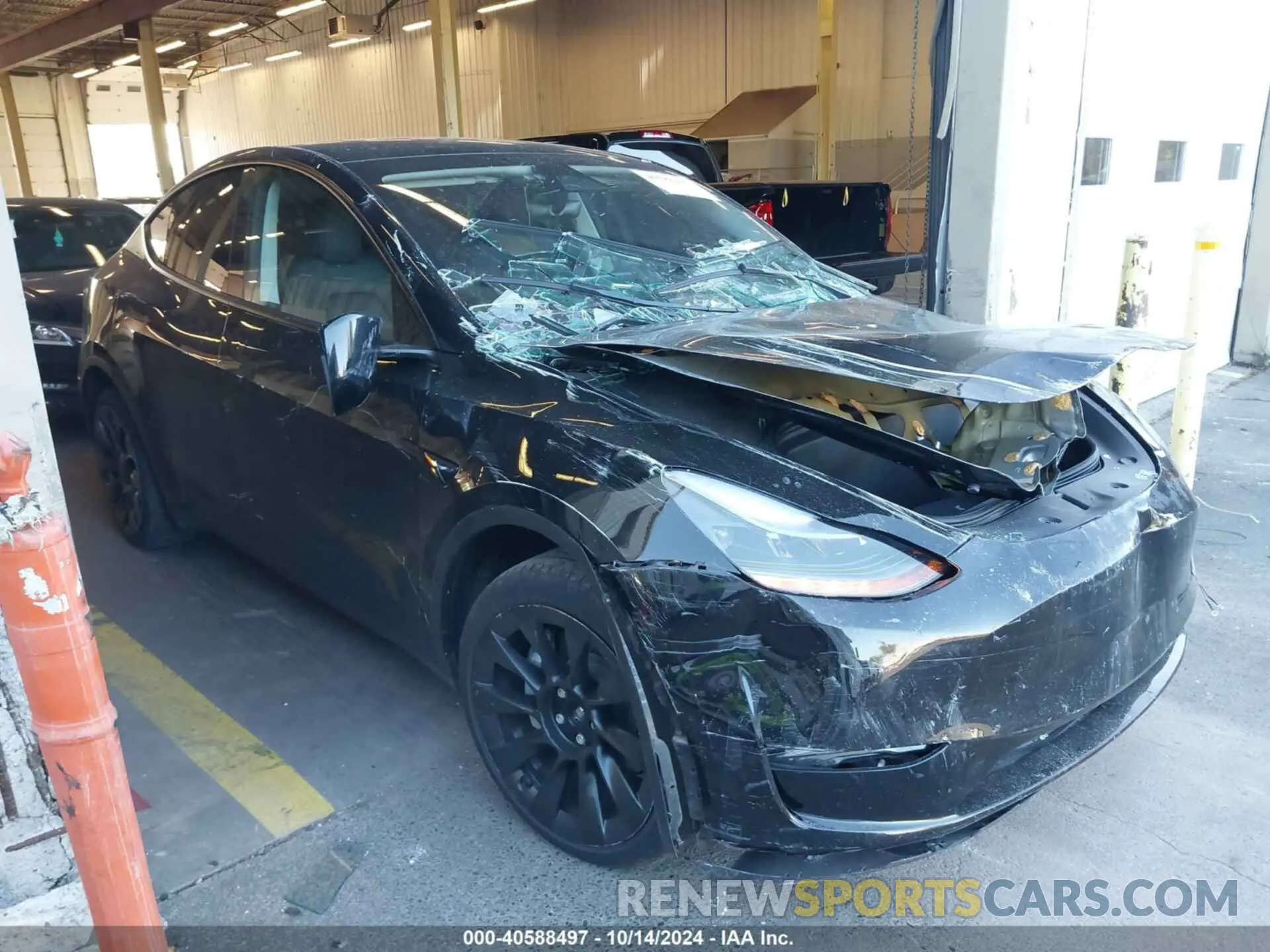 1 Фотография поврежденного автомобиля 7SAYGDEE3PF751442 TESLA MODEL Y 2023