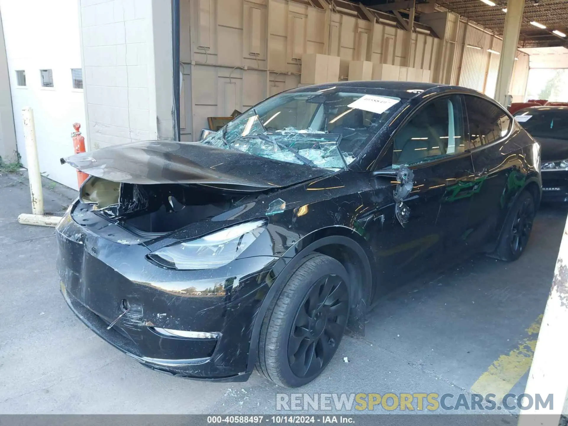 2 Фотография поврежденного автомобиля 7SAYGDEE3PF751442 TESLA MODEL Y 2023
