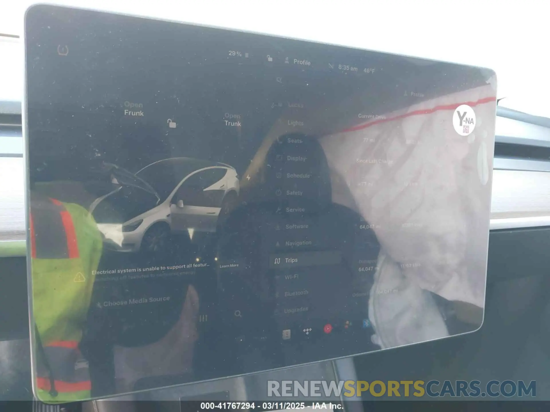 7 Photograph of a damaged car 7SAYGDEE3PF817097 TESLA MODEL Y 2023