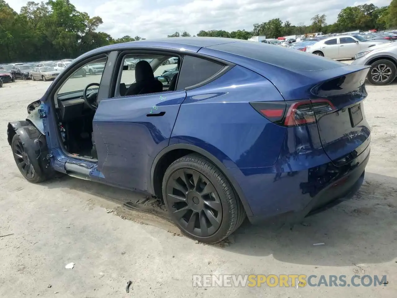 2 Photograph of a damaged car 7SAYGDEE3PF832070 TESLA MODEL Y 2023