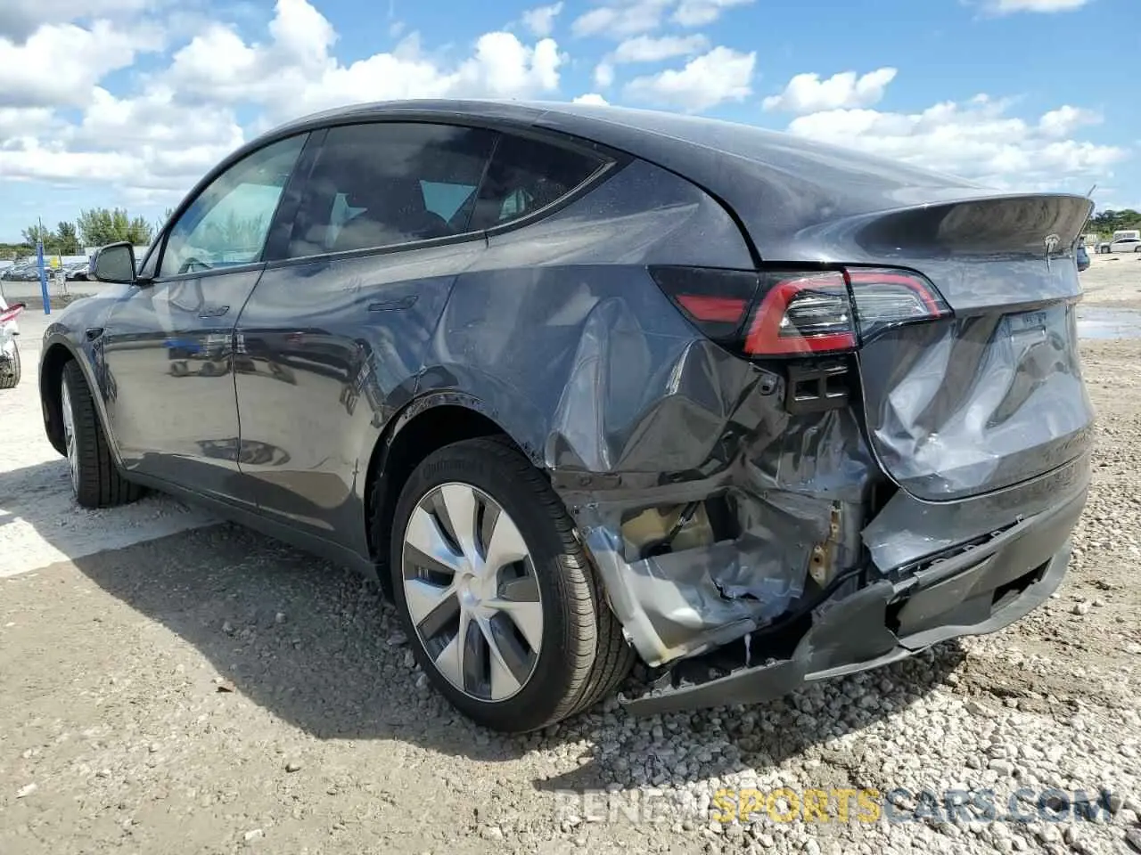 2 Photograph of a damaged car 7SAYGDEE3PF865697 TESLA MODEL Y 2023
