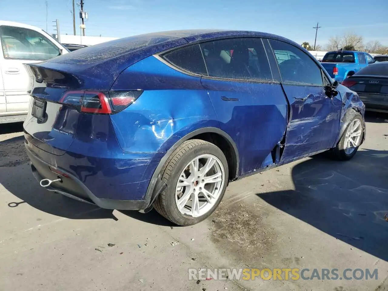 3 Photograph of a damaged car 7SAYGDEE3PF877073 TESLA MODEL Y 2023