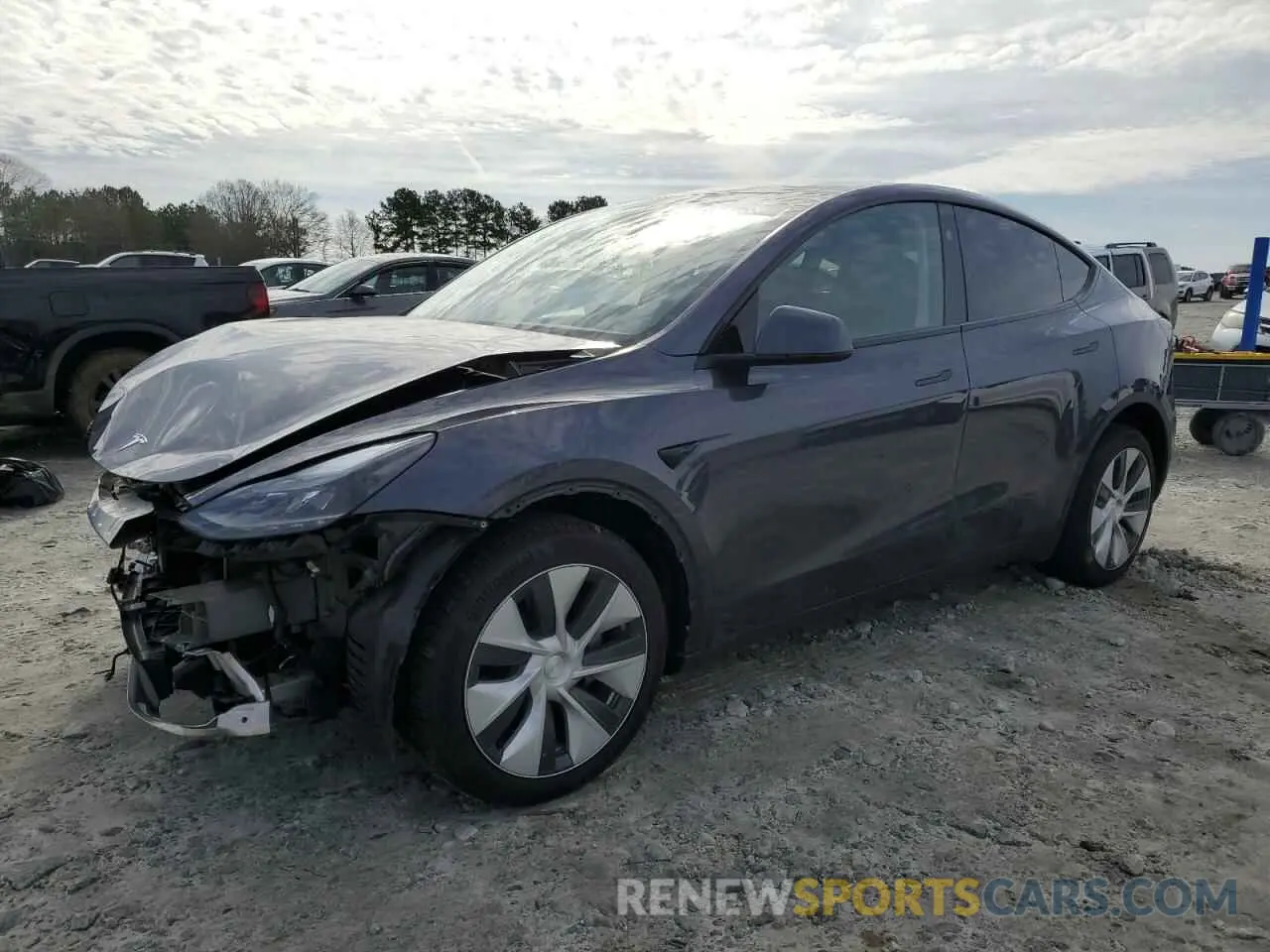 1 Фотография поврежденного автомобиля 7SAYGDEE3PF880054 TESLA MODEL Y 2023