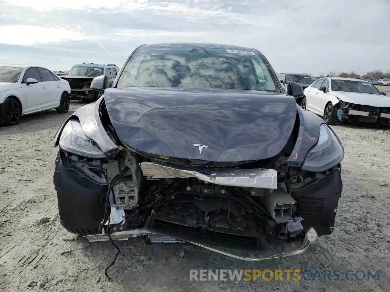 5 Фотография поврежденного автомобиля 7SAYGDEE3PF880054 TESLA MODEL Y 2023