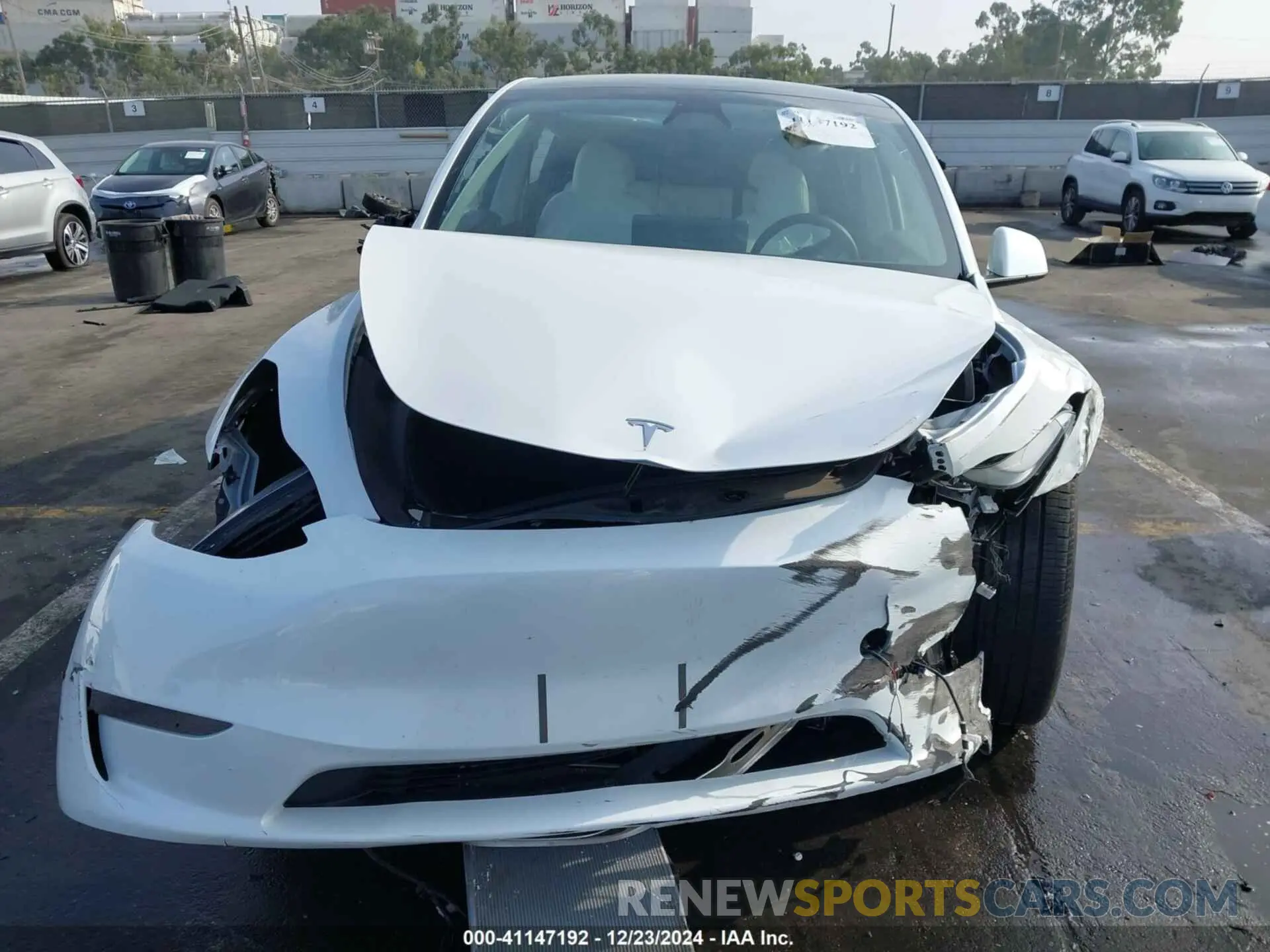 11 Фотография поврежденного автомобиля 7SAYGDEE3PF900030 TESLA MODEL Y 2023