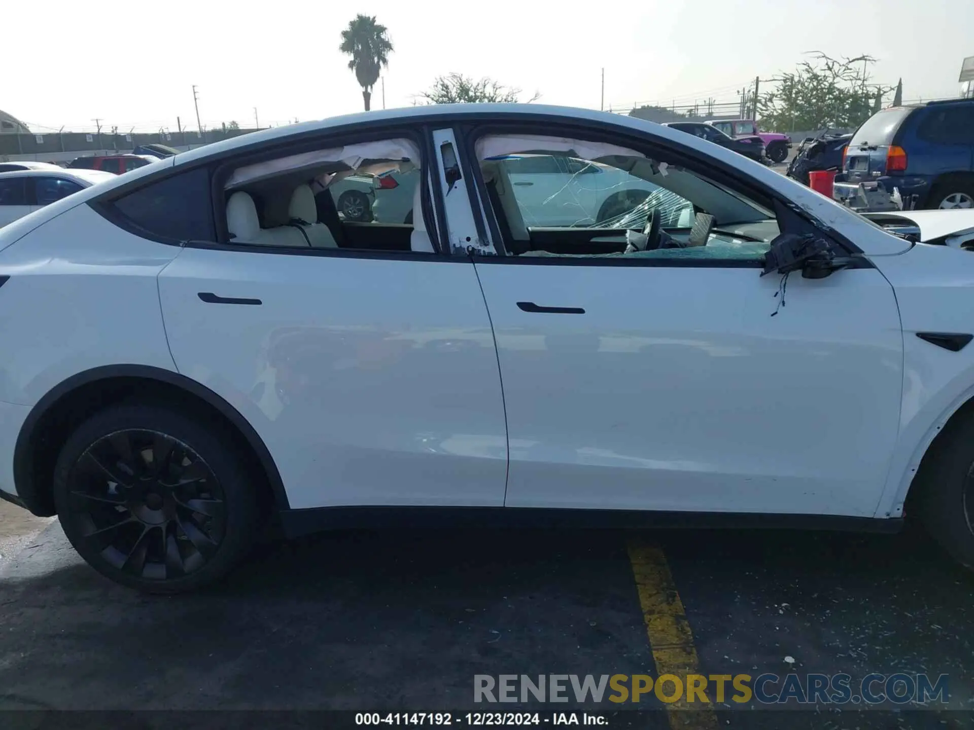 12 Фотография поврежденного автомобиля 7SAYGDEE3PF900030 TESLA MODEL Y 2023
