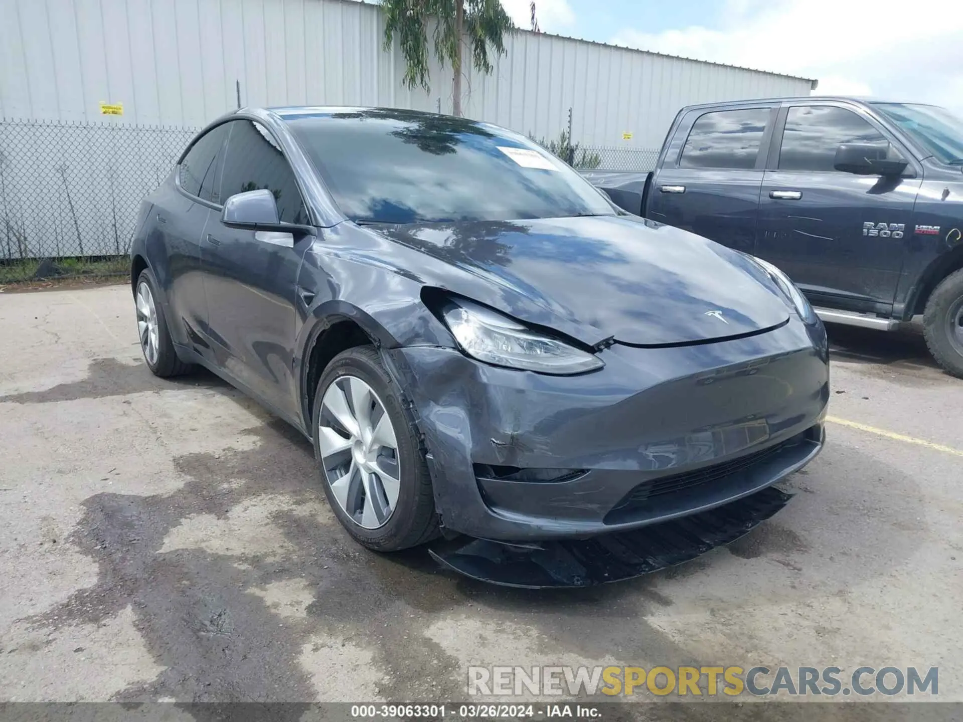 6 Photograph of a damaged car 7SAYGDEE3PF915353 TESLA MODEL Y 2023
