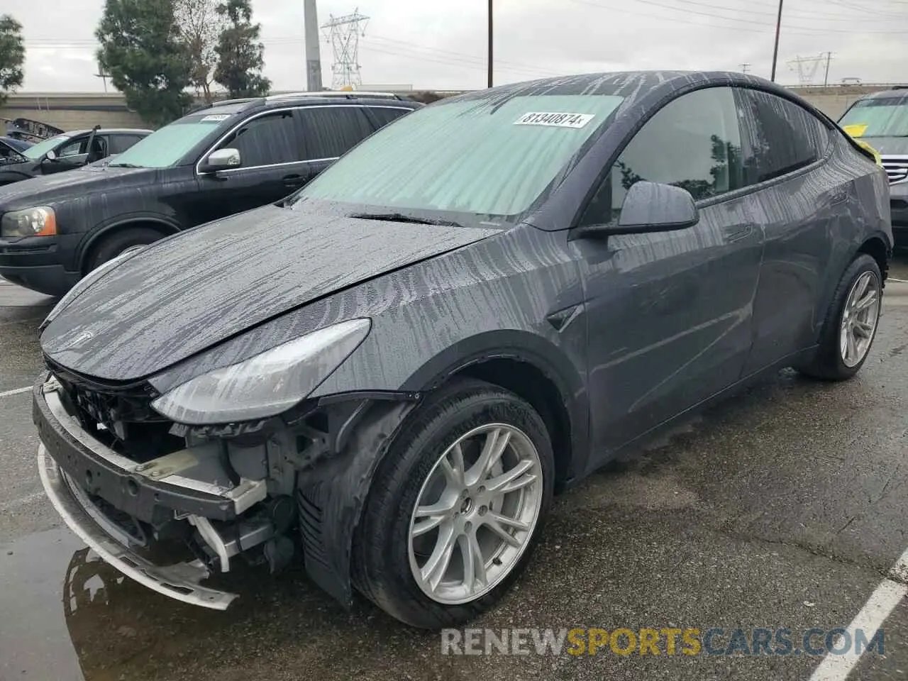 1 Photograph of a damaged car 7SAYGDEE3PF917443 TESLA MODEL Y 2023
