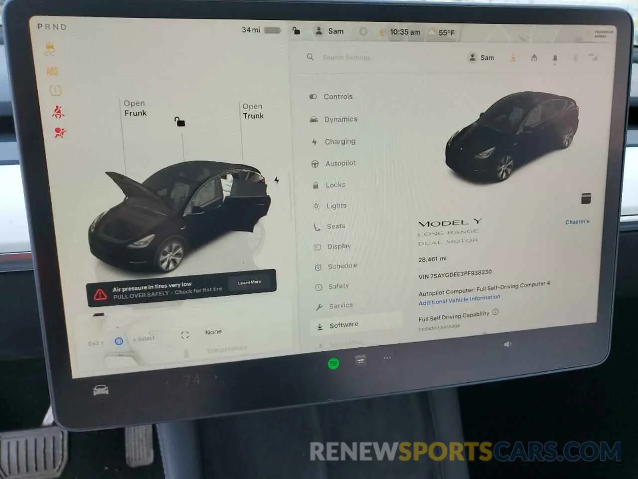 9 Photograph of a damaged car 7SAYGDEE3PF938230 TESLA MODEL Y 2023