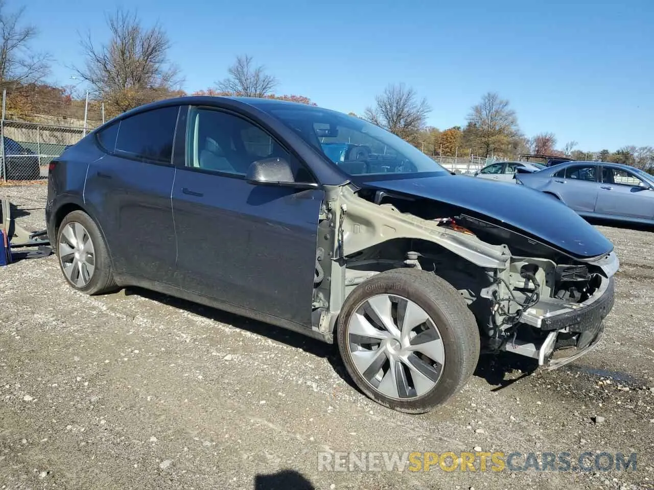 4 Photograph of a damaged car 7SAYGDEE4PA023884 TESLA MODEL Y 2023