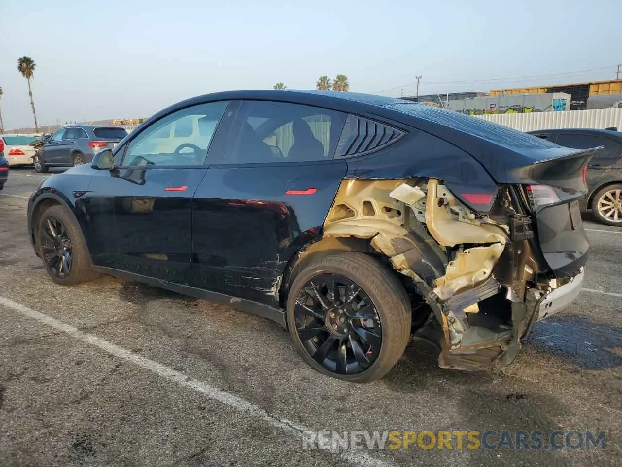 2 Photograph of a damaged car 7SAYGDEE4PA025344 TESLA MODEL Y 2023