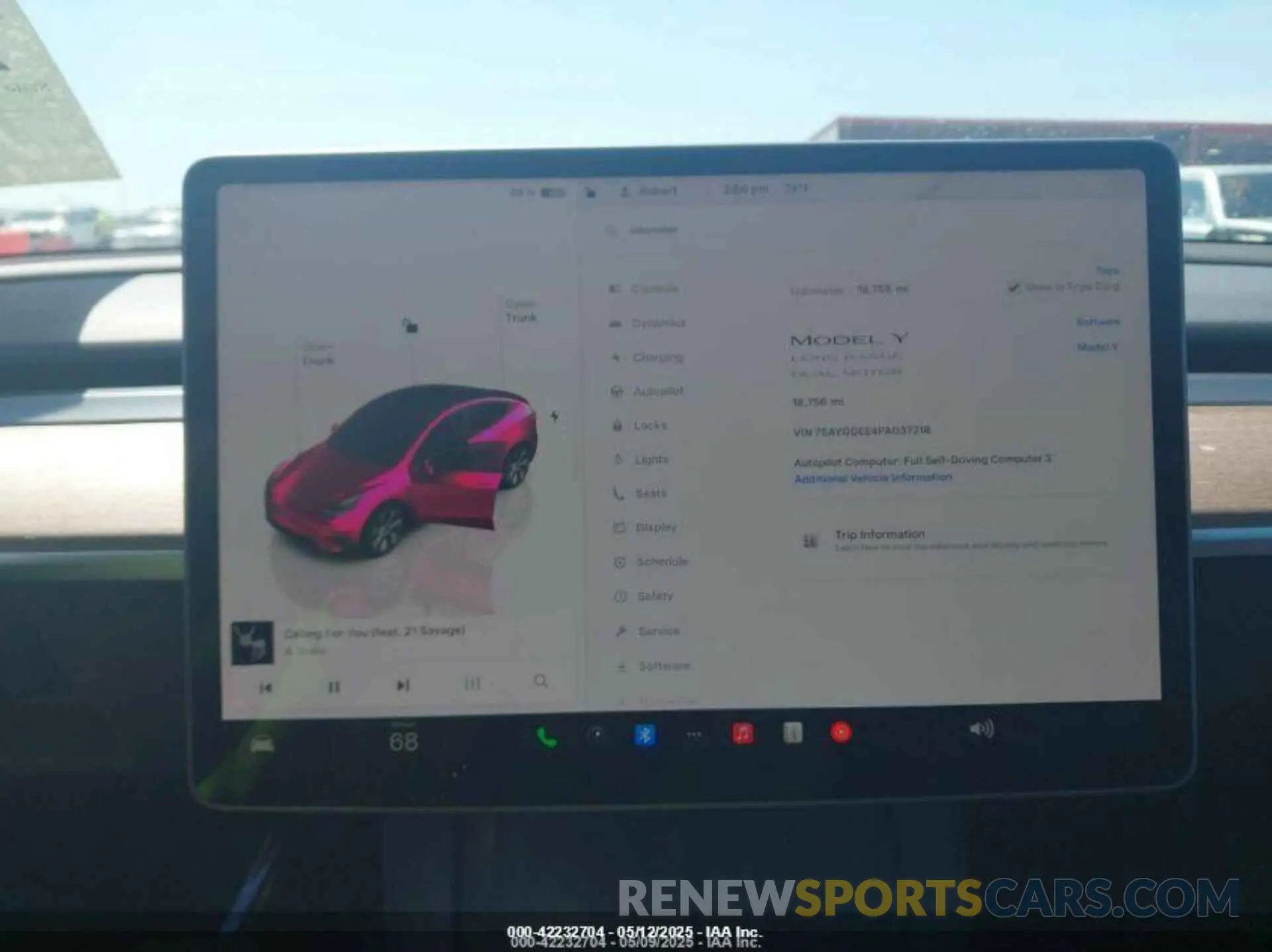 7 Photograph of a damaged car 7SAYGDEE4PA037218 TESLA MODEL Y 2023