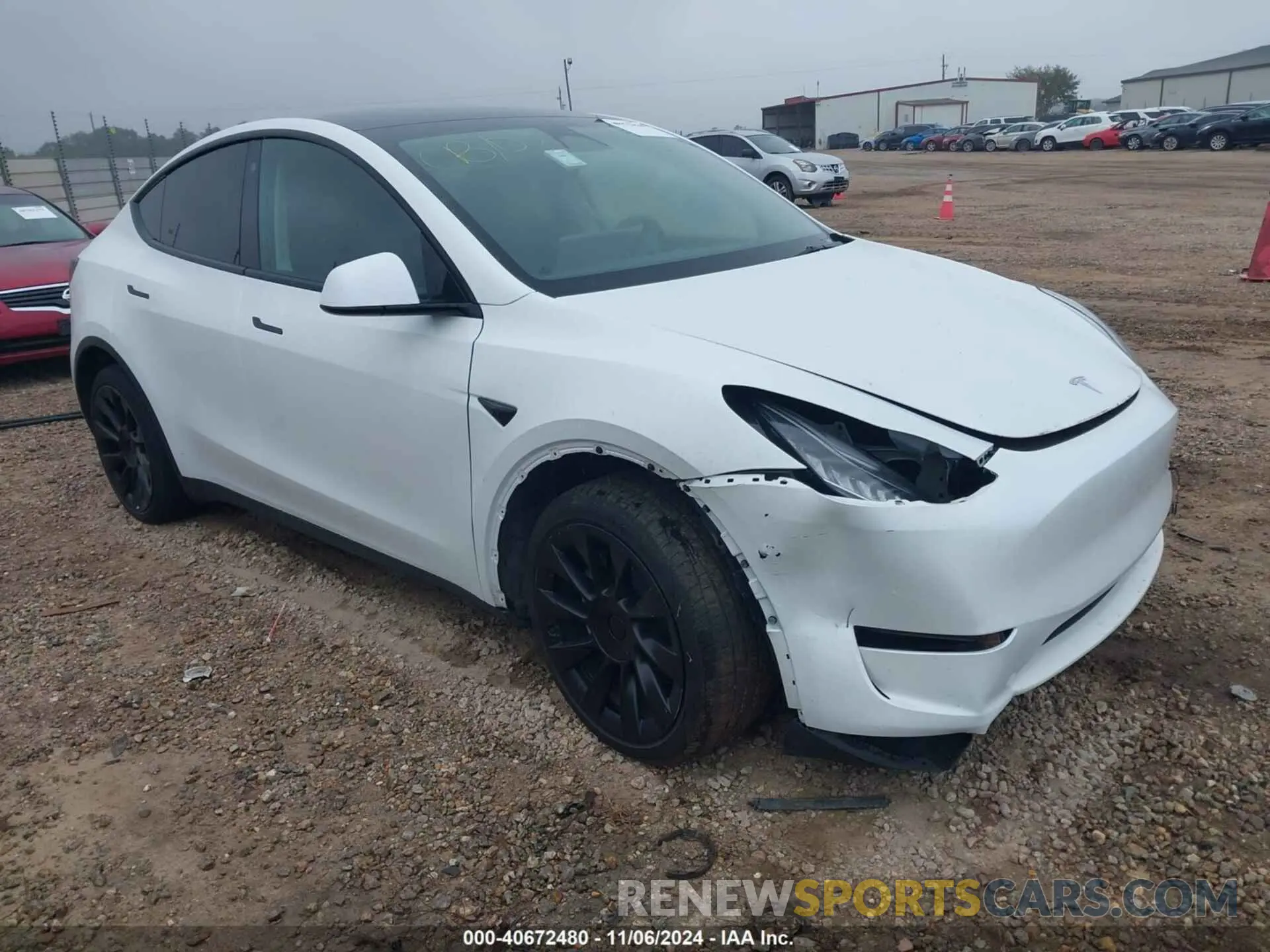 1 Фотография поврежденного автомобиля 7SAYGDEE4PA044556 TESLA MODEL Y 2023