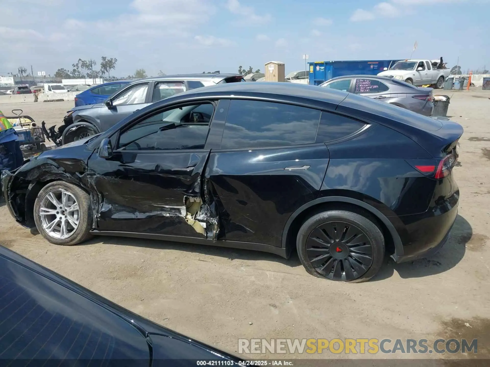 14 Фотография поврежденного автомобиля 7SAYGDEE4PA073166 TESLA MODEL Y 2023