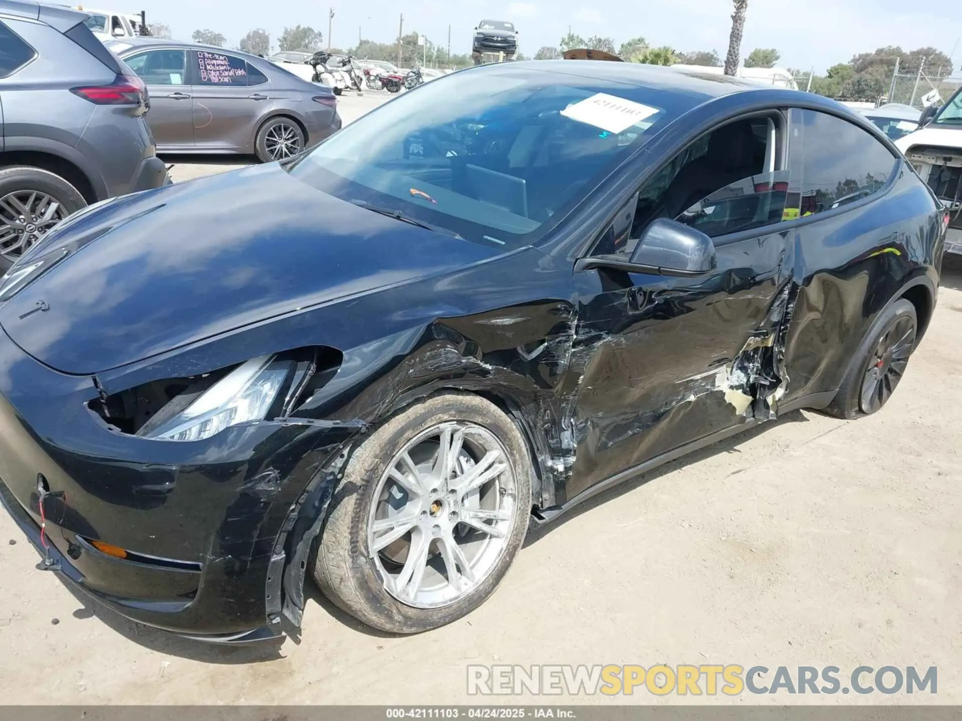 6 Фотография поврежденного автомобиля 7SAYGDEE4PA073166 TESLA MODEL Y 2023