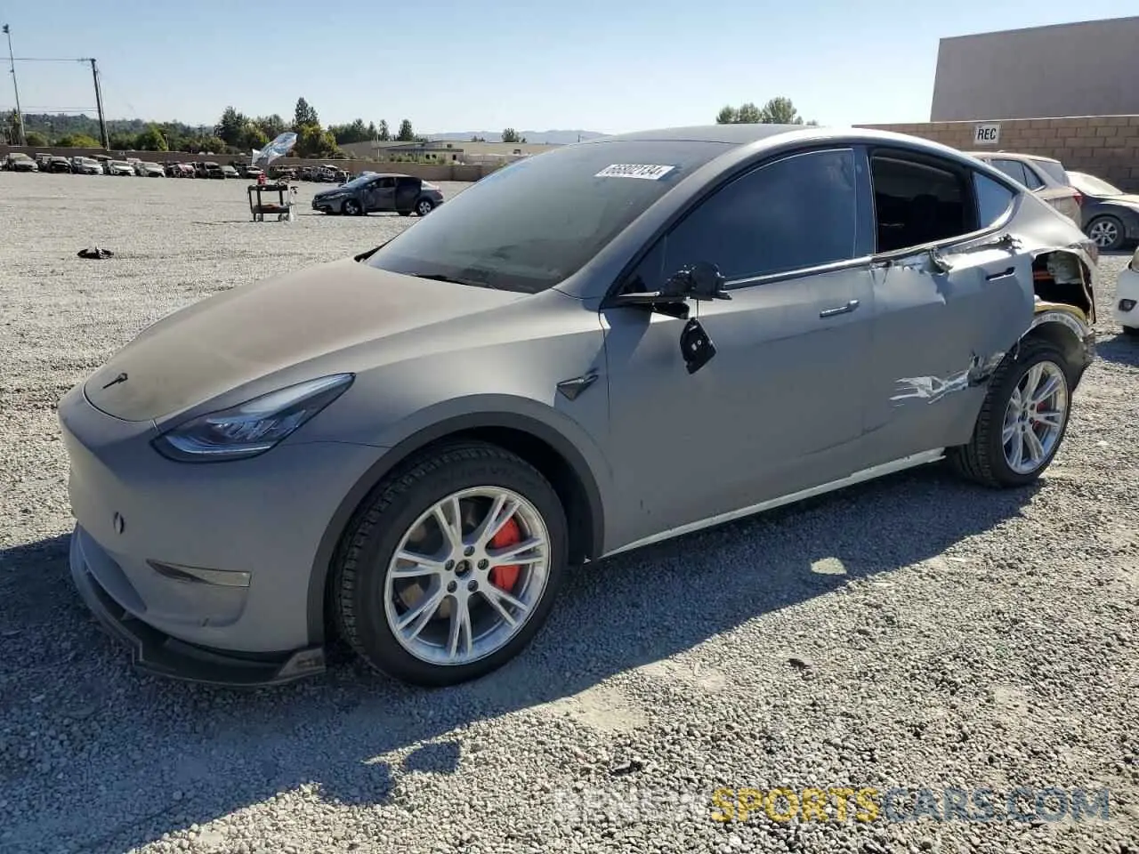1 Photograph of a damaged car 7SAYGDEE4PA096382 TESLA MODEL Y 2023