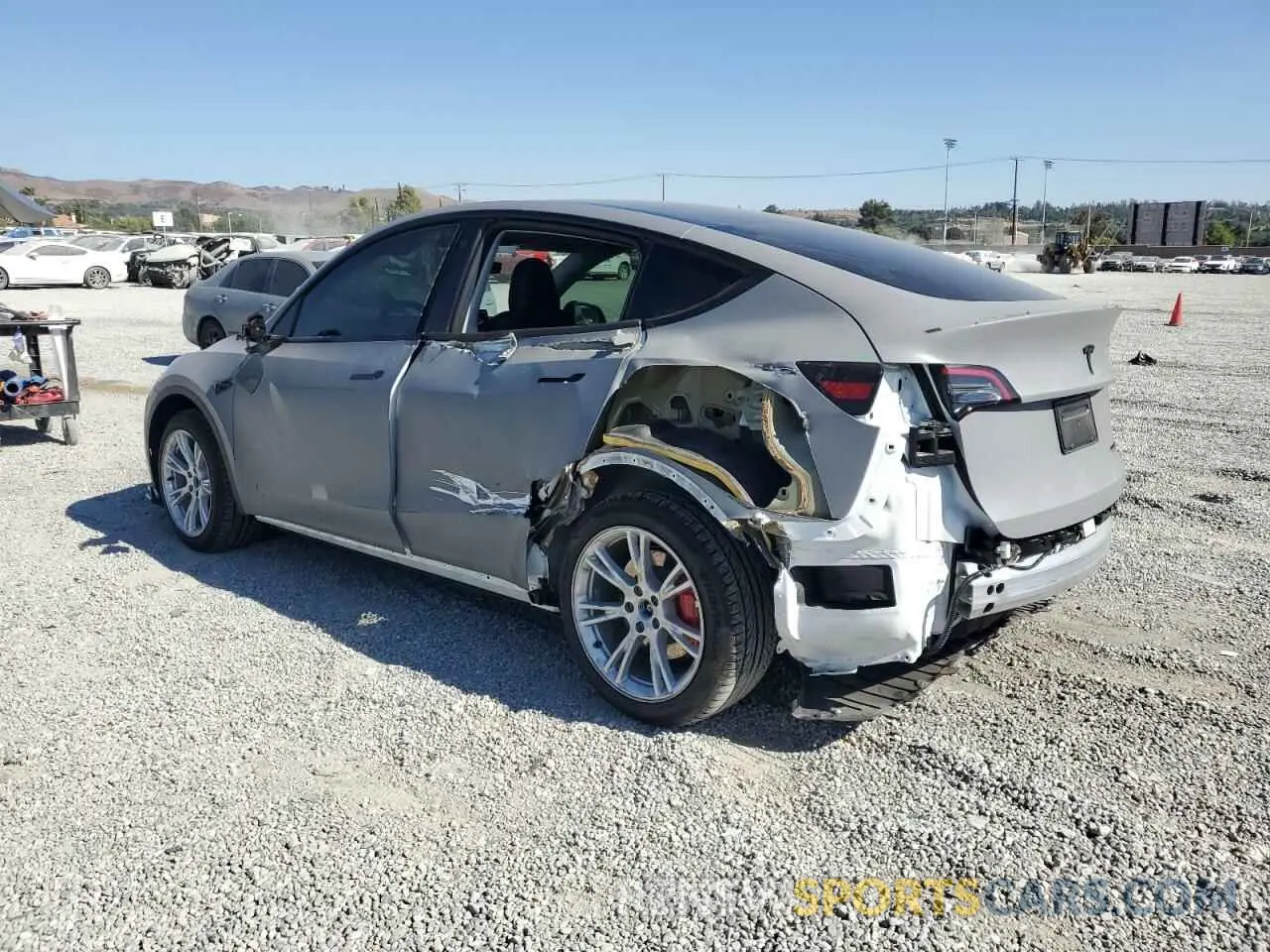 2 Photograph of a damaged car 7SAYGDEE4PA096382 TESLA MODEL Y 2023