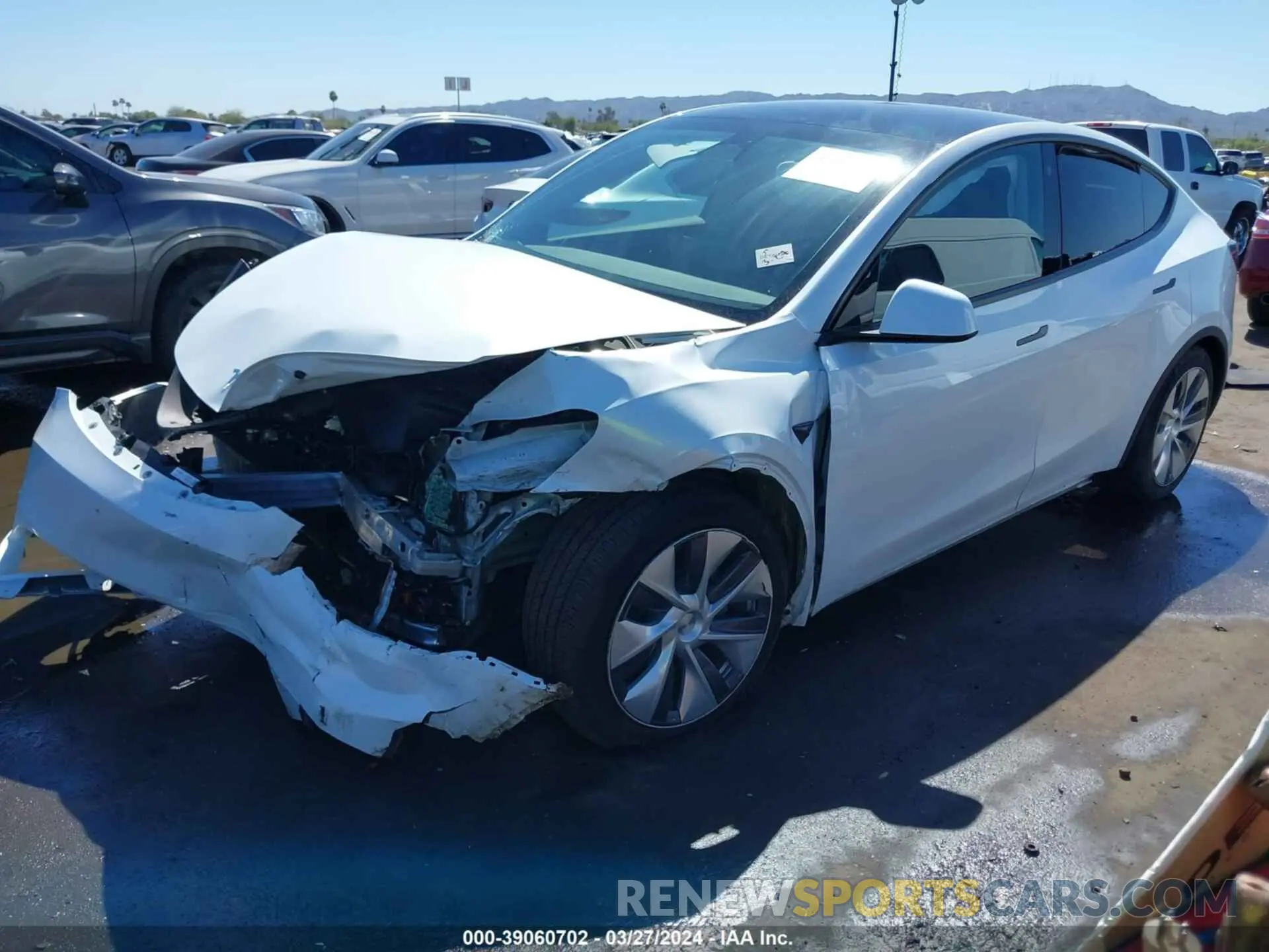 2 Photograph of a damaged car 7SAYGDEE4PA108062 TESLA MODEL Y 2023