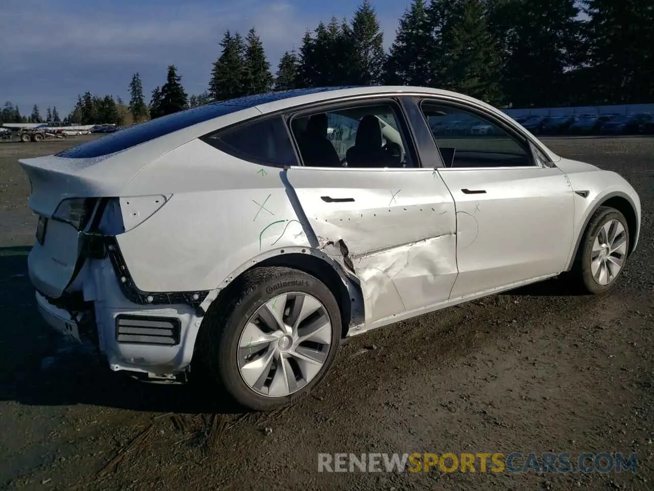 3 Photograph of a damaged car 7SAYGDEE4PA125640 TESLA MODEL Y 2023