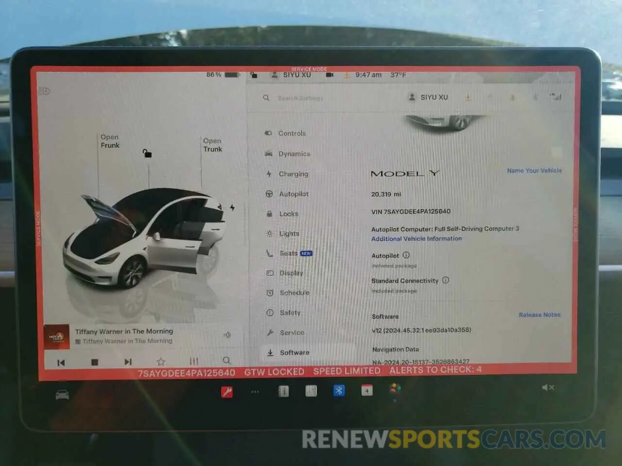 9 Photograph of a damaged car 7SAYGDEE4PA125640 TESLA MODEL Y 2023