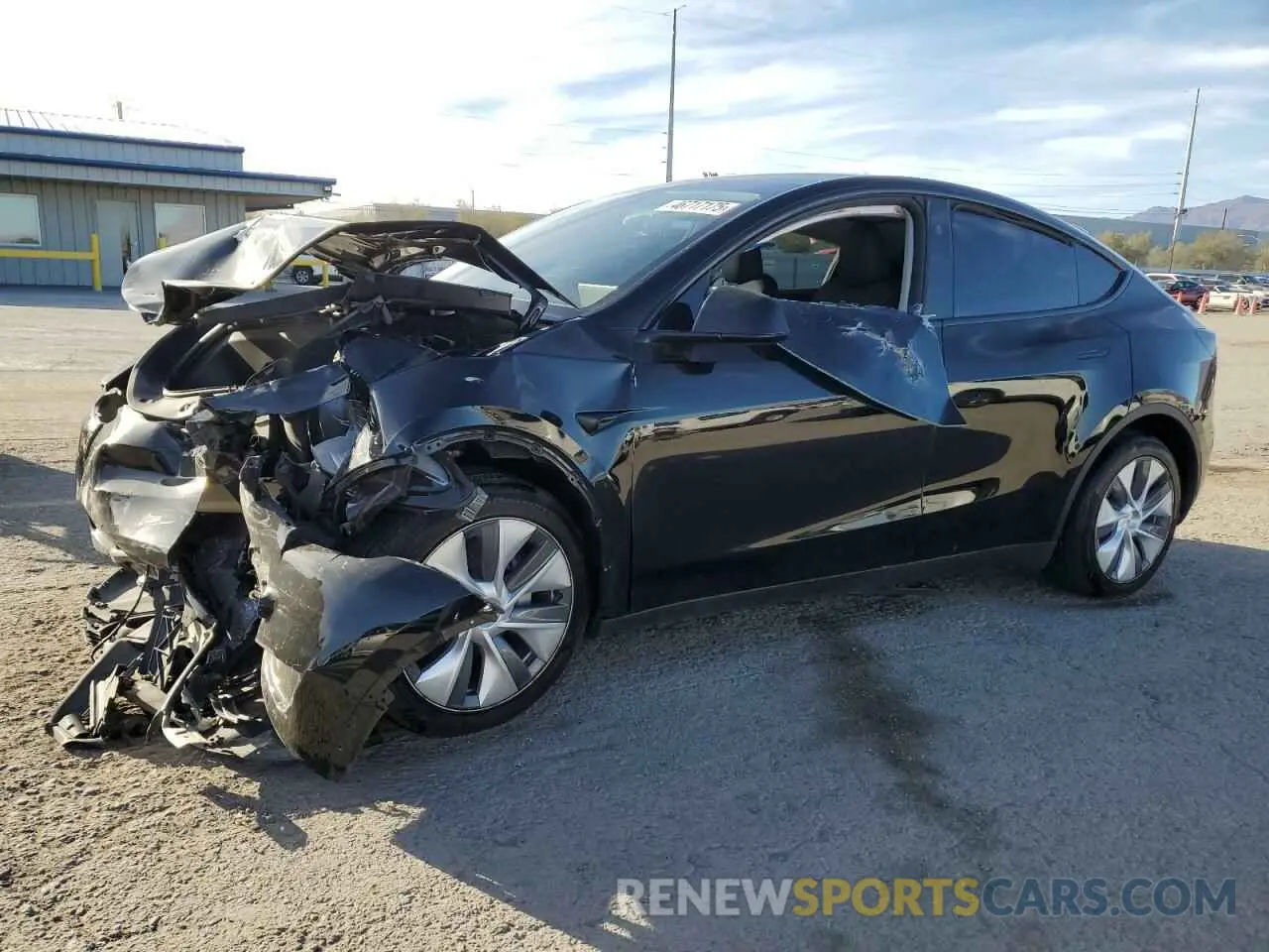 1 Photograph of a damaged car 7SAYGDEE4PA136945 TESLA MODEL Y 2023