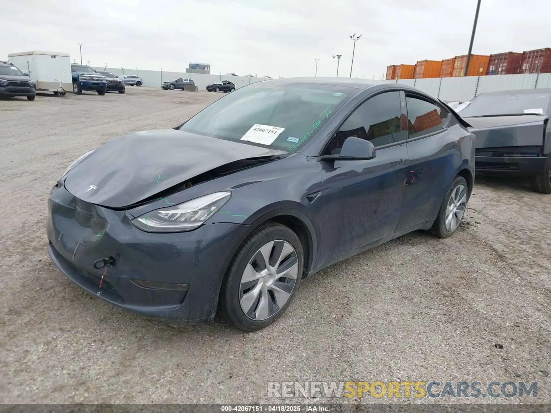 13 Фотография поврежденного автомобиля 7SAYGDEE4PA147444 TESLA MODEL Y 2023