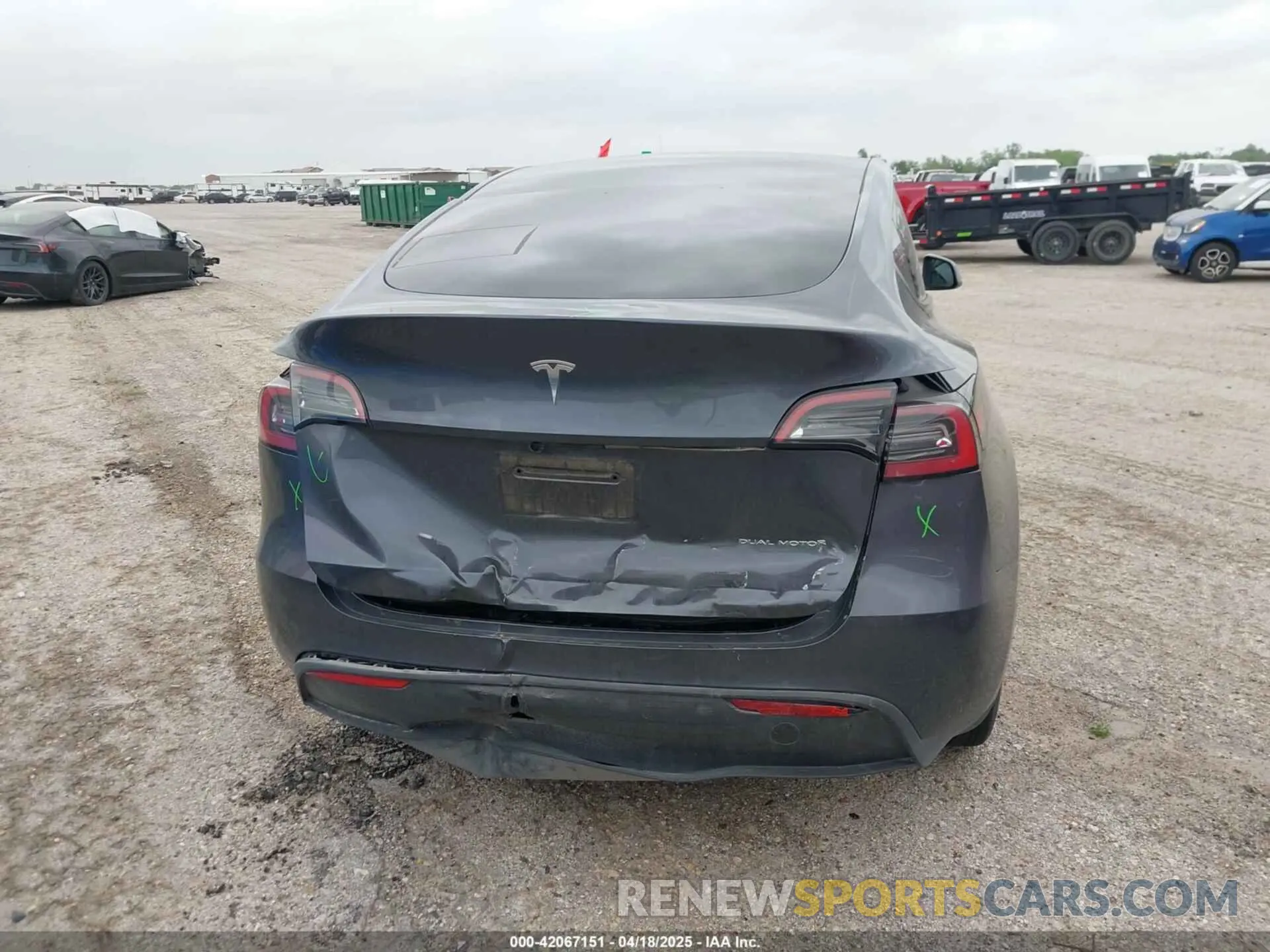 15 Фотография поврежденного автомобиля 7SAYGDEE4PA147444 TESLA MODEL Y 2023