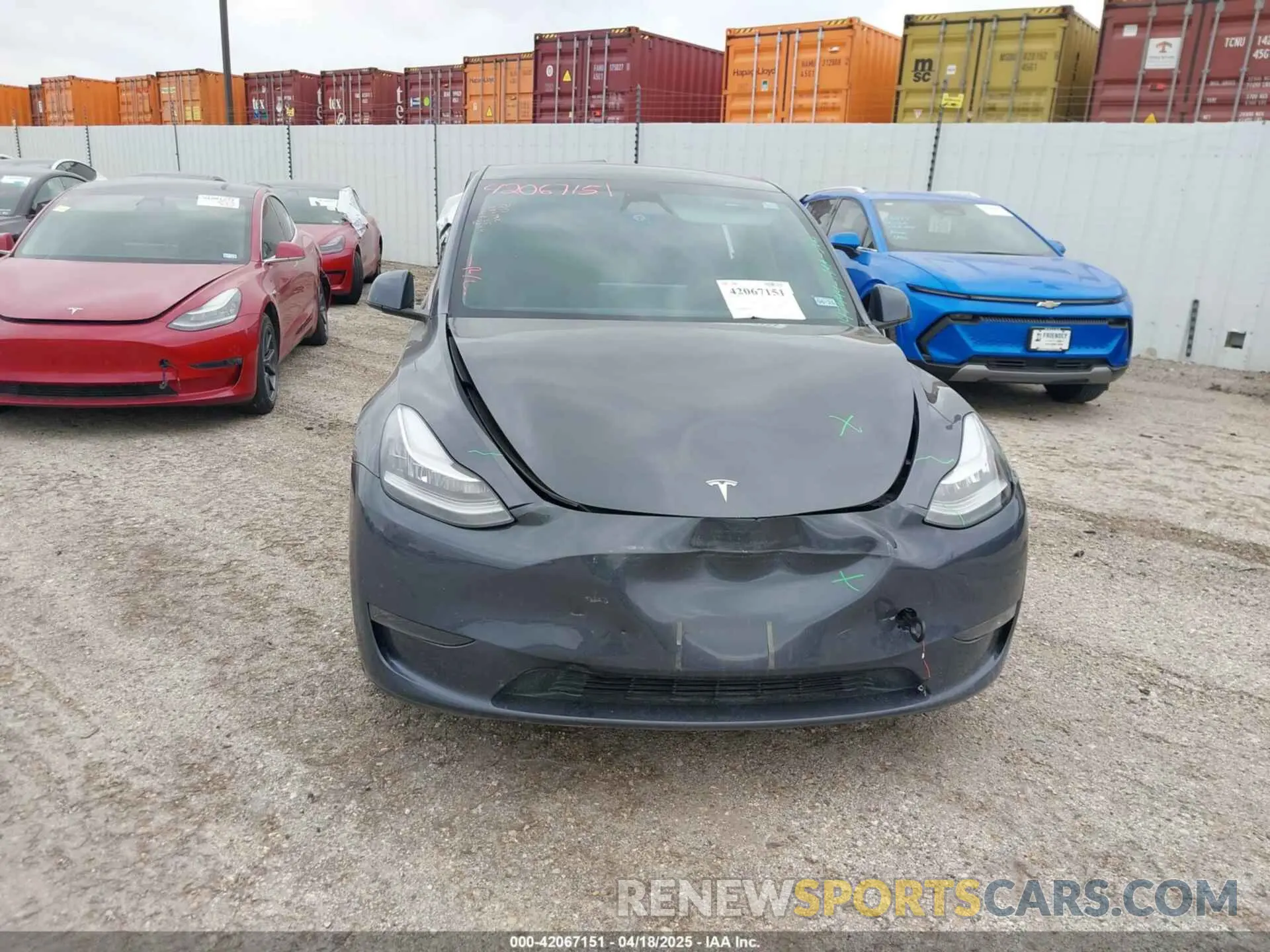 6 Фотография поврежденного автомобиля 7SAYGDEE4PA147444 TESLA MODEL Y 2023