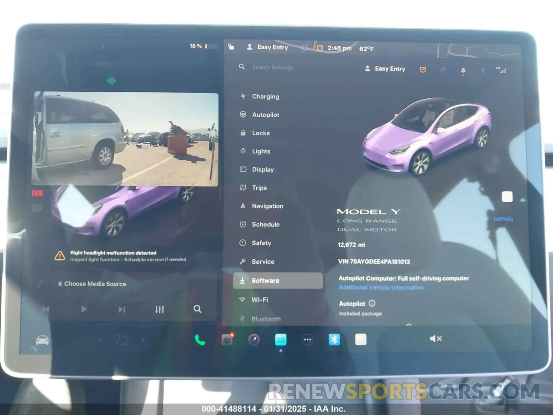 18 Photograph of a damaged car 7SAYGDEE4PA181013 TESLA MODEL Y 2023