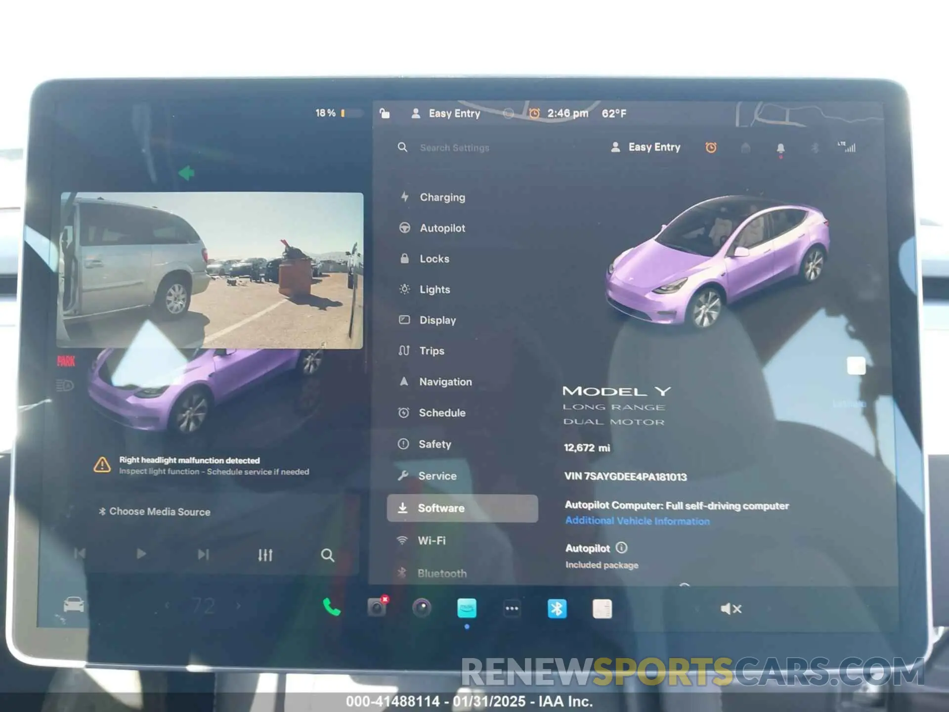 7 Photograph of a damaged car 7SAYGDEE4PA181013 TESLA MODEL Y 2023
