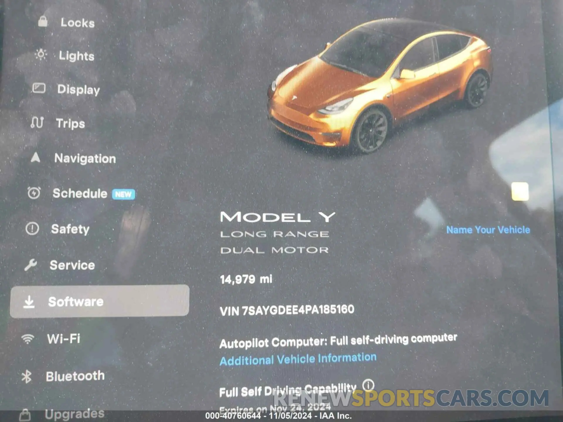 7 Photograph of a damaged car 7SAYGDEE4PA185160 TESLA MODEL Y 2023