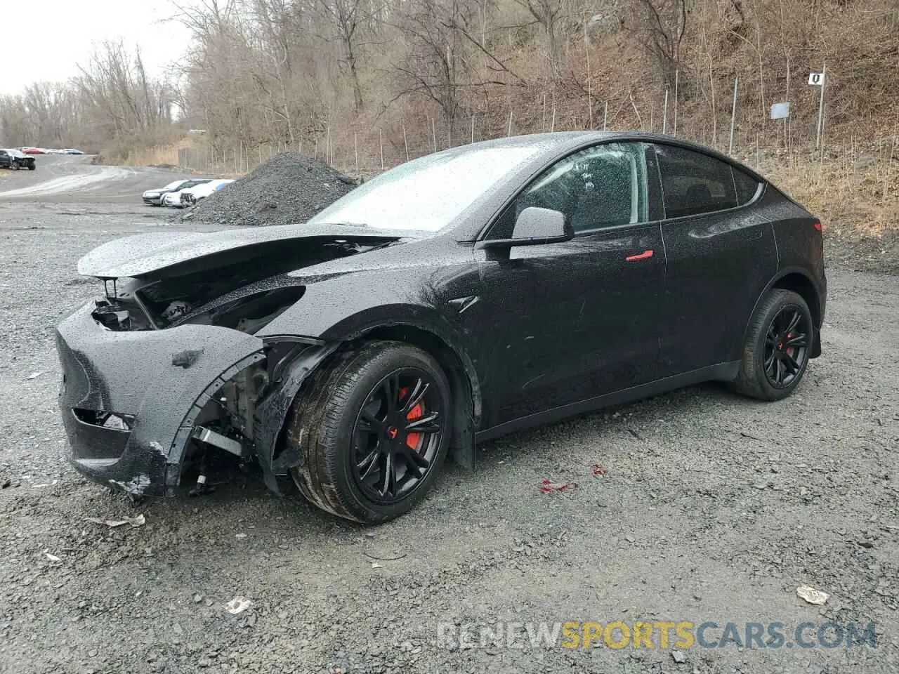 1 Photograph of a damaged car 7SAYGDEE4PA185207 TESLA MODEL Y 2023