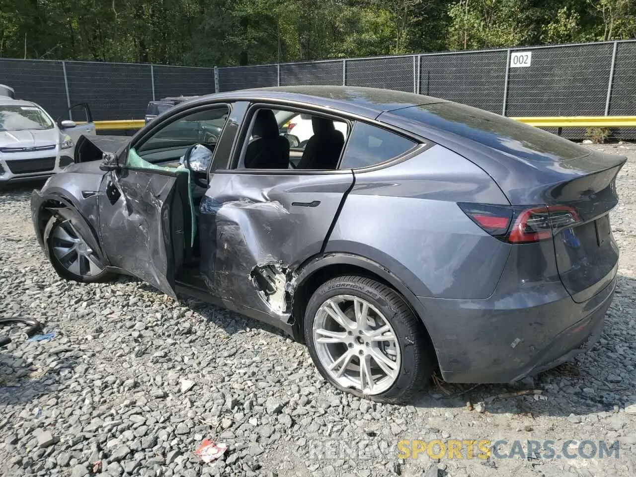 2 Фотография поврежденного автомобиля 7SAYGDEE4PA208422 TESLA MODEL Y 2023