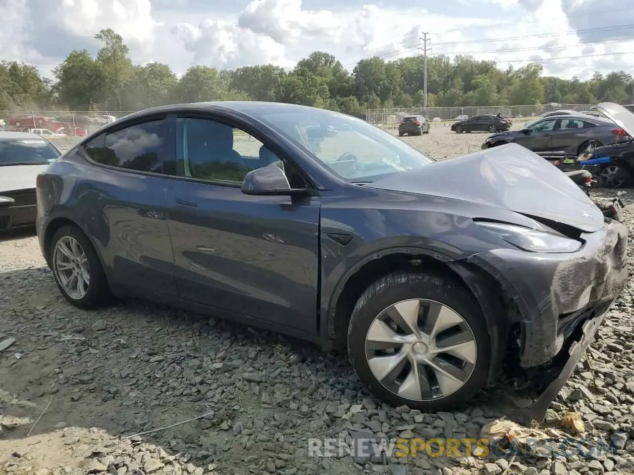 4 Фотография поврежденного автомобиля 7SAYGDEE4PA208422 TESLA MODEL Y 2023
