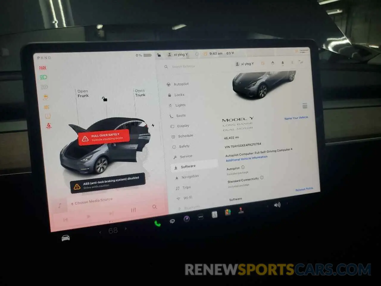 9 Photograph of a damaged car 7SAYGDEE4PA210784 TESLA MODEL Y 2023