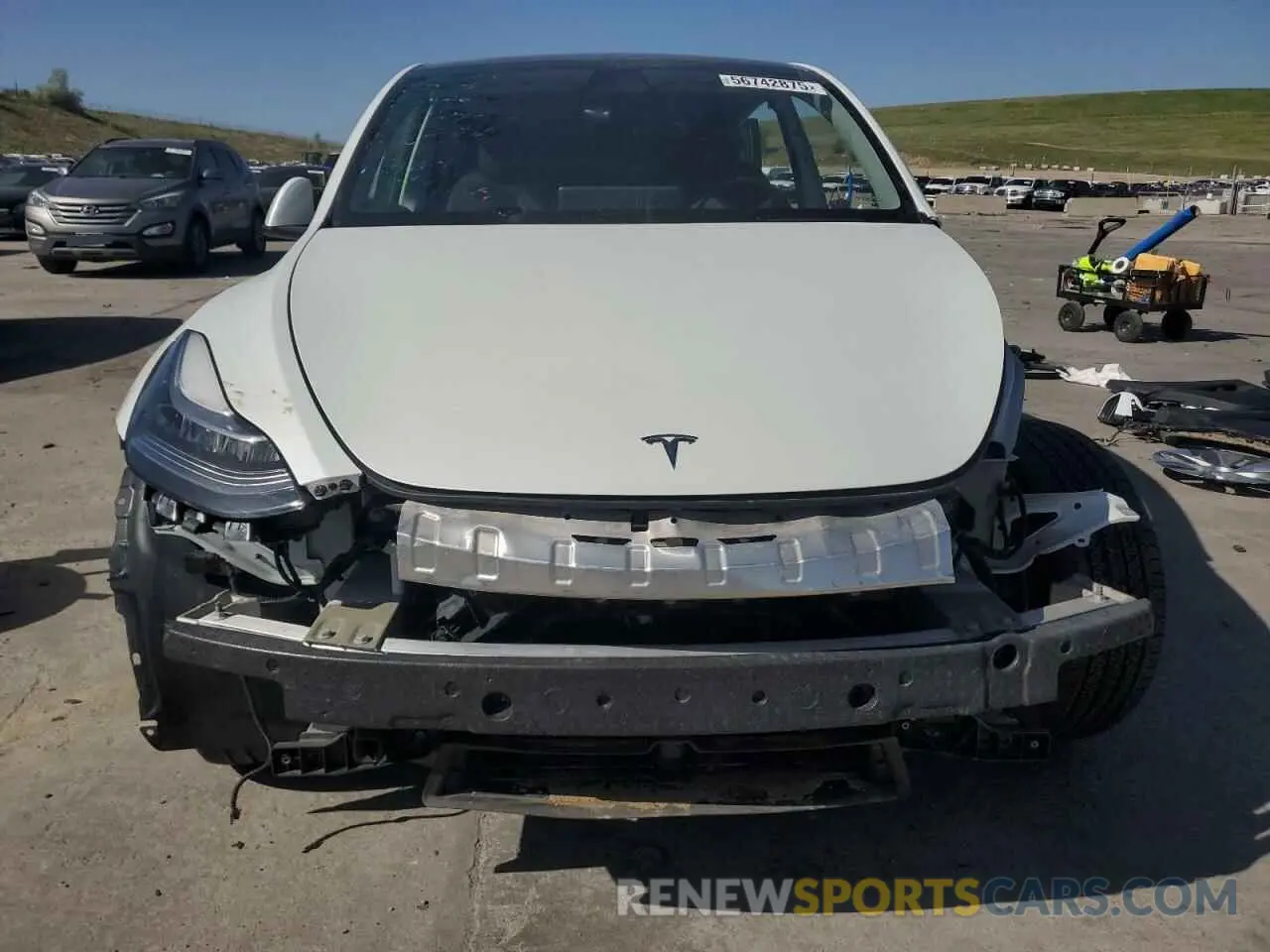 5 Фотография поврежденного автомобиля 7SAYGDEE4PF610363 TESLA MODEL Y 2023