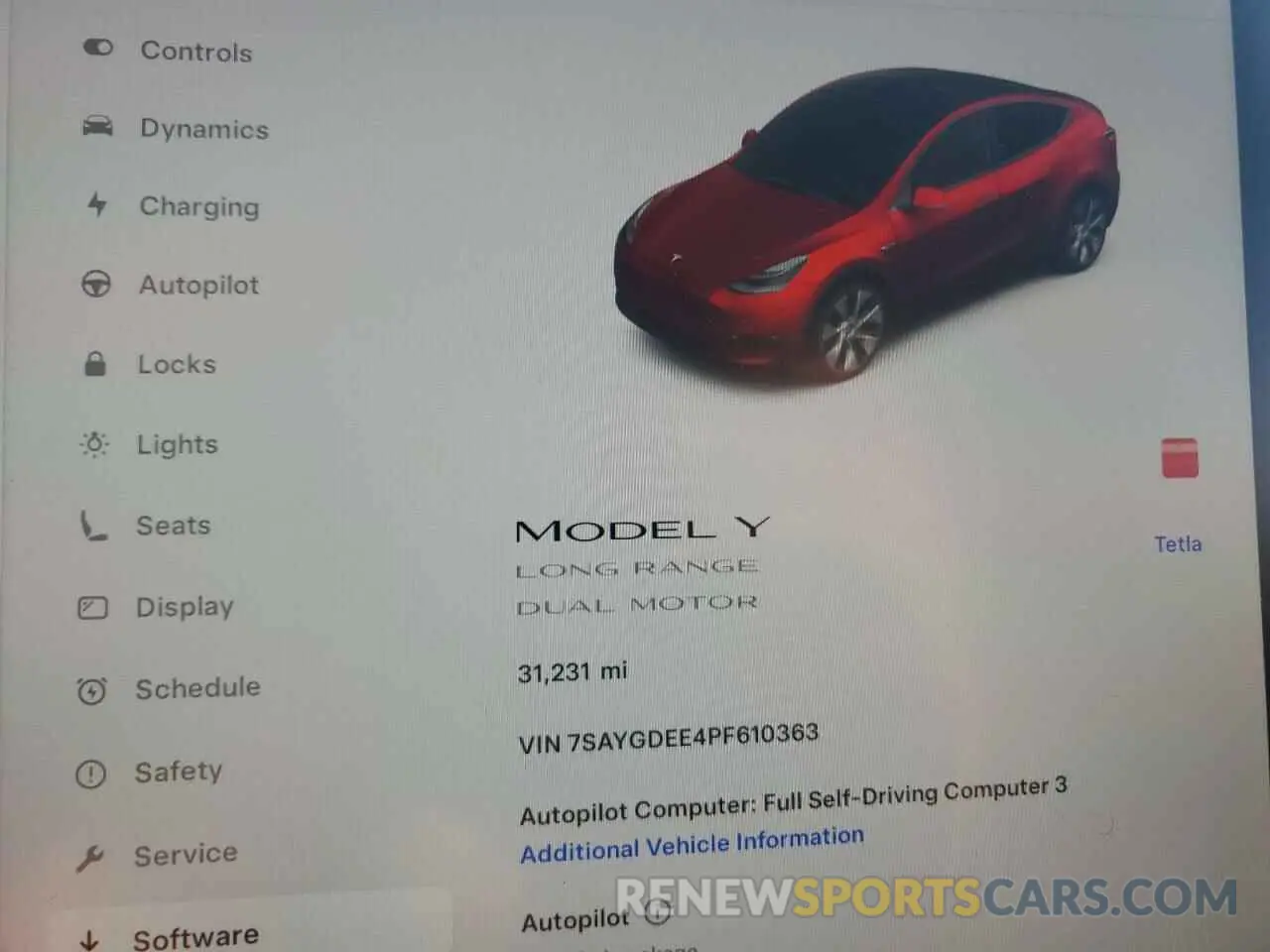 9 Фотография поврежденного автомобиля 7SAYGDEE4PF610363 TESLA MODEL Y 2023