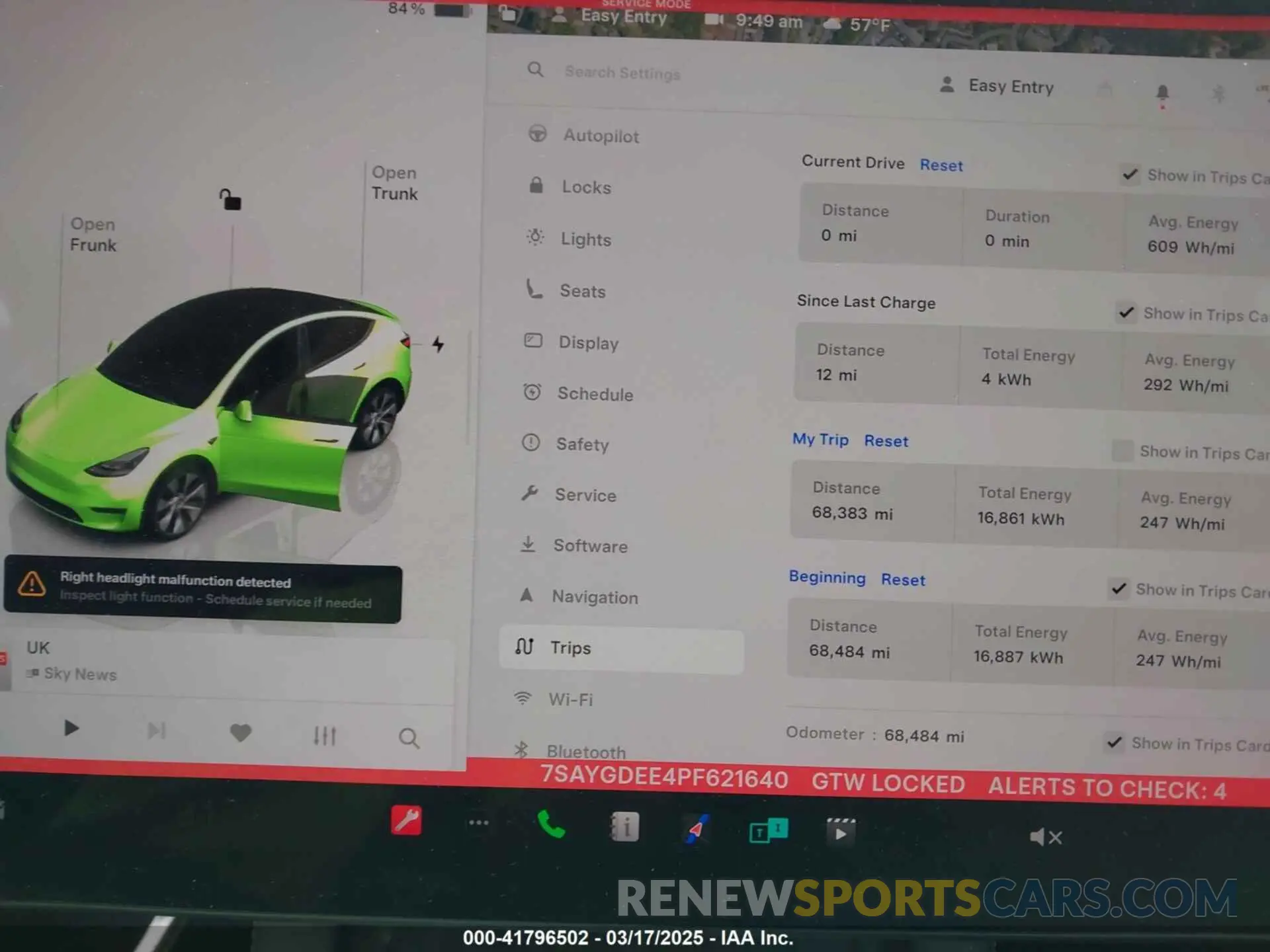 7 Photograph of a damaged car 7SAYGDEE4PF621640 TESLA MODEL Y 2023