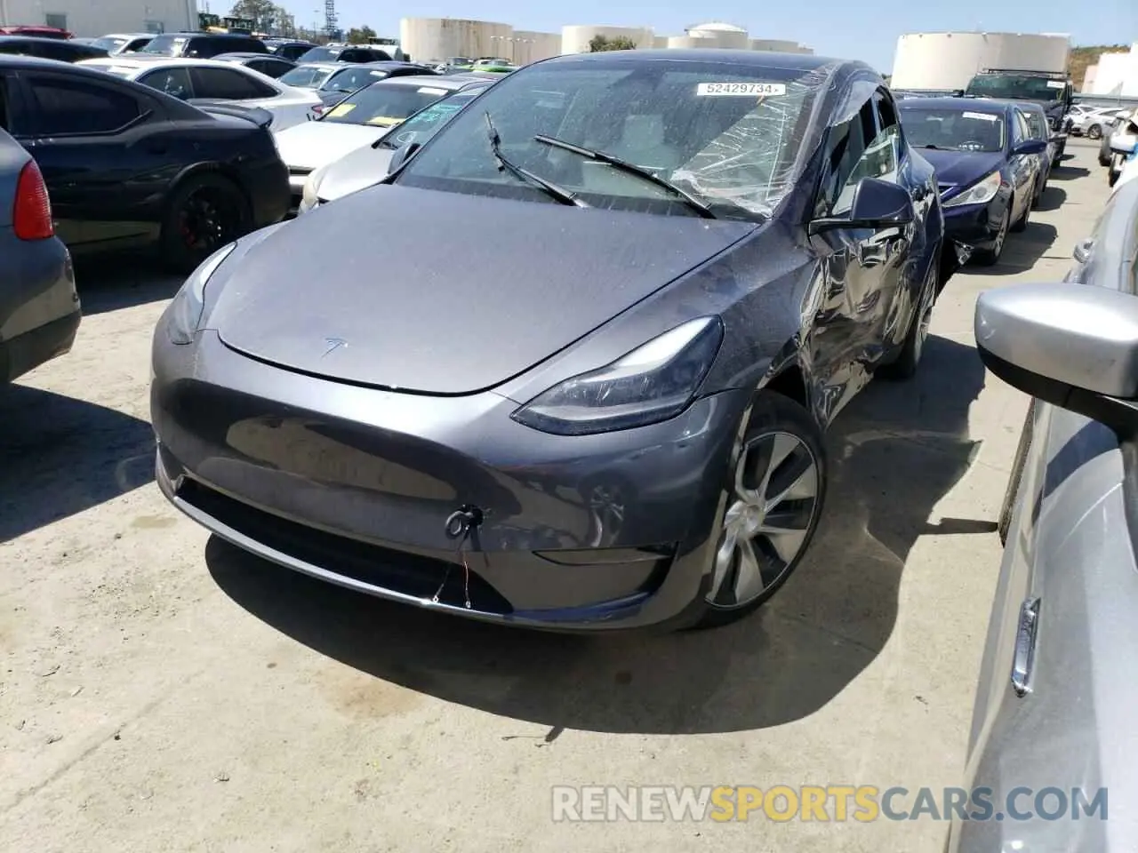 1 Photograph of a damaged car 7SAYGDEE4PF624599 TESLA MODEL Y 2023