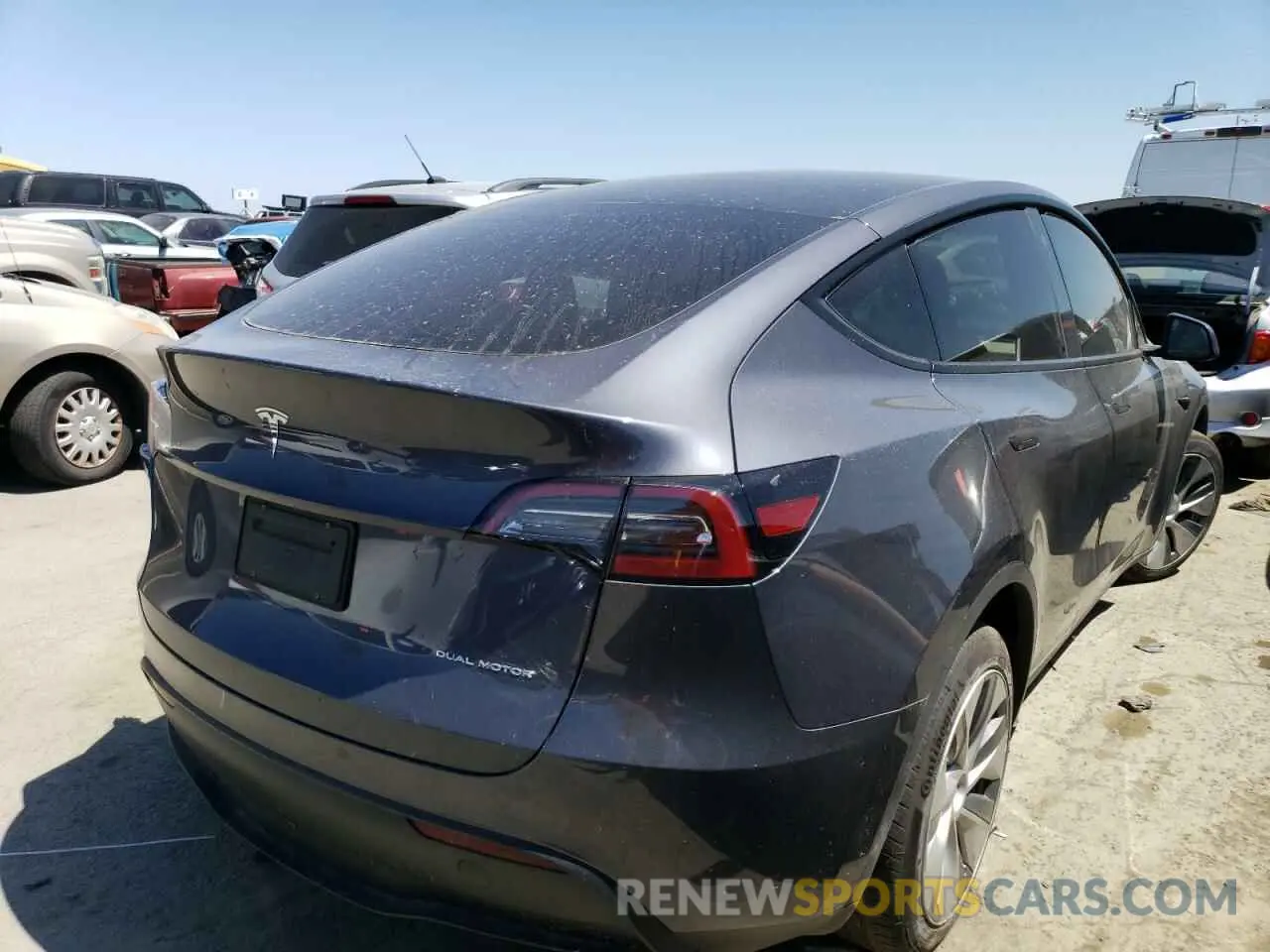 3 Photograph of a damaged car 7SAYGDEE4PF624599 TESLA MODEL Y 2023