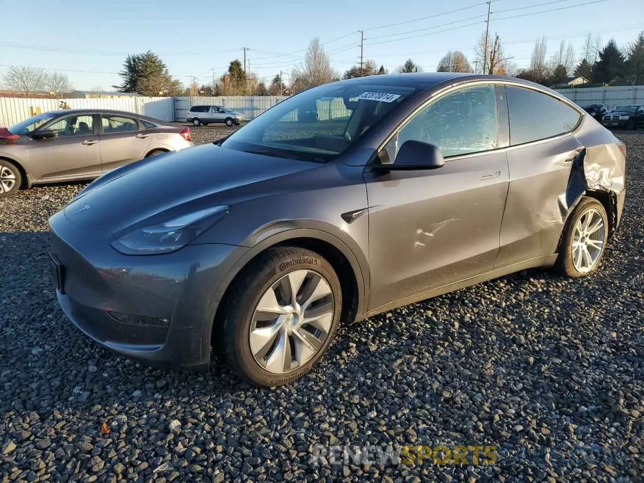 1 Фотография поврежденного автомобиля 7SAYGDEE4PF645307 TESLA MODEL Y 2023