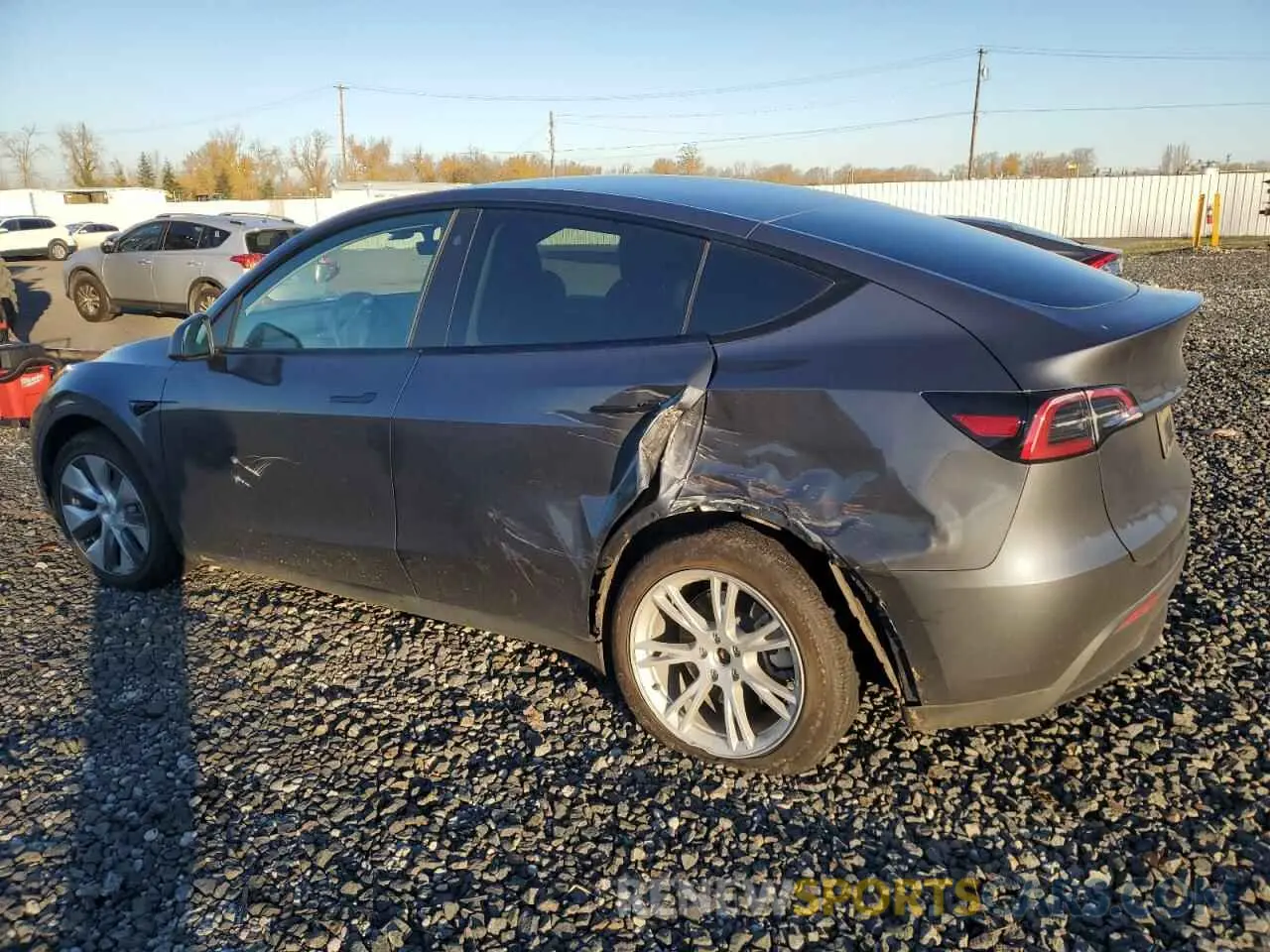 2 Фотография поврежденного автомобиля 7SAYGDEE4PF645307 TESLA MODEL Y 2023