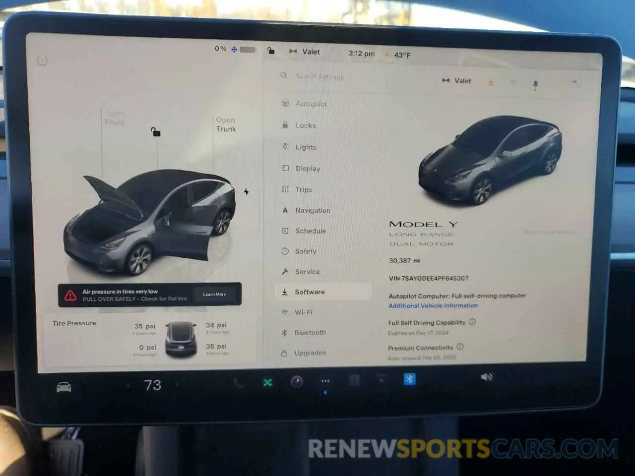9 Фотография поврежденного автомобиля 7SAYGDEE4PF645307 TESLA MODEL Y 2023