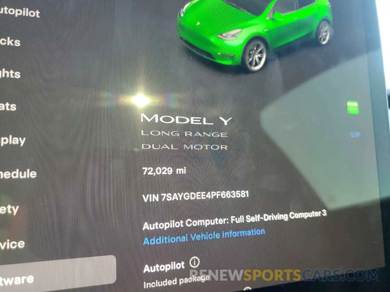 9 Photograph of a damaged car 7SAYGDEE4PF663581 TESLA MODEL Y 2023