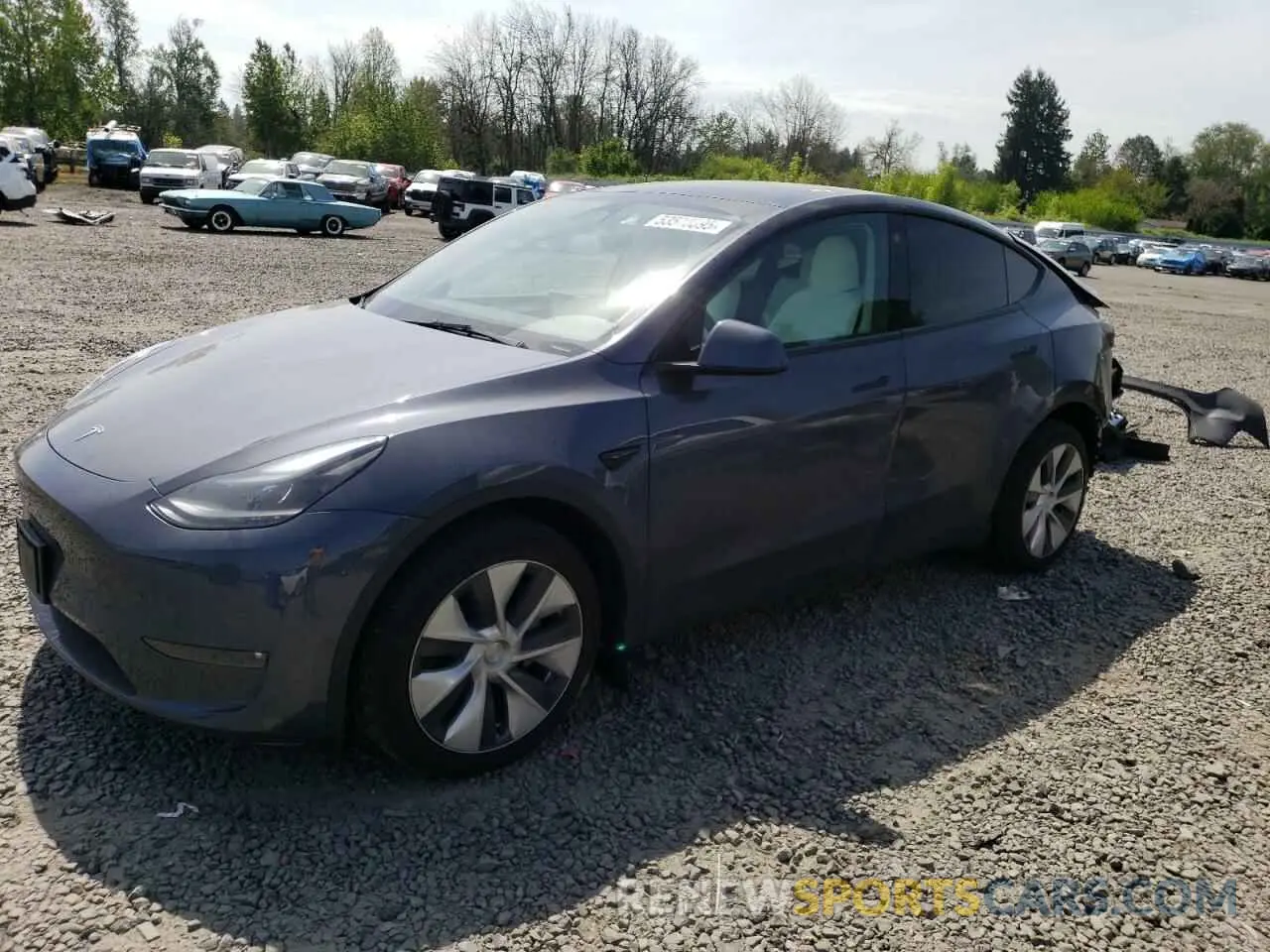 1 Photograph of a damaged car 7SAYGDEE4PF690800 TESLA MODEL Y 2023