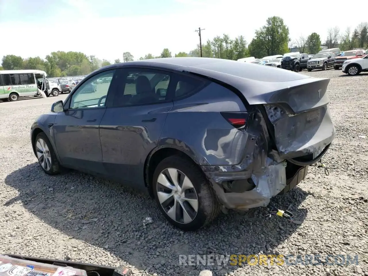 2 Photograph of a damaged car 7SAYGDEE4PF690800 TESLA MODEL Y 2023