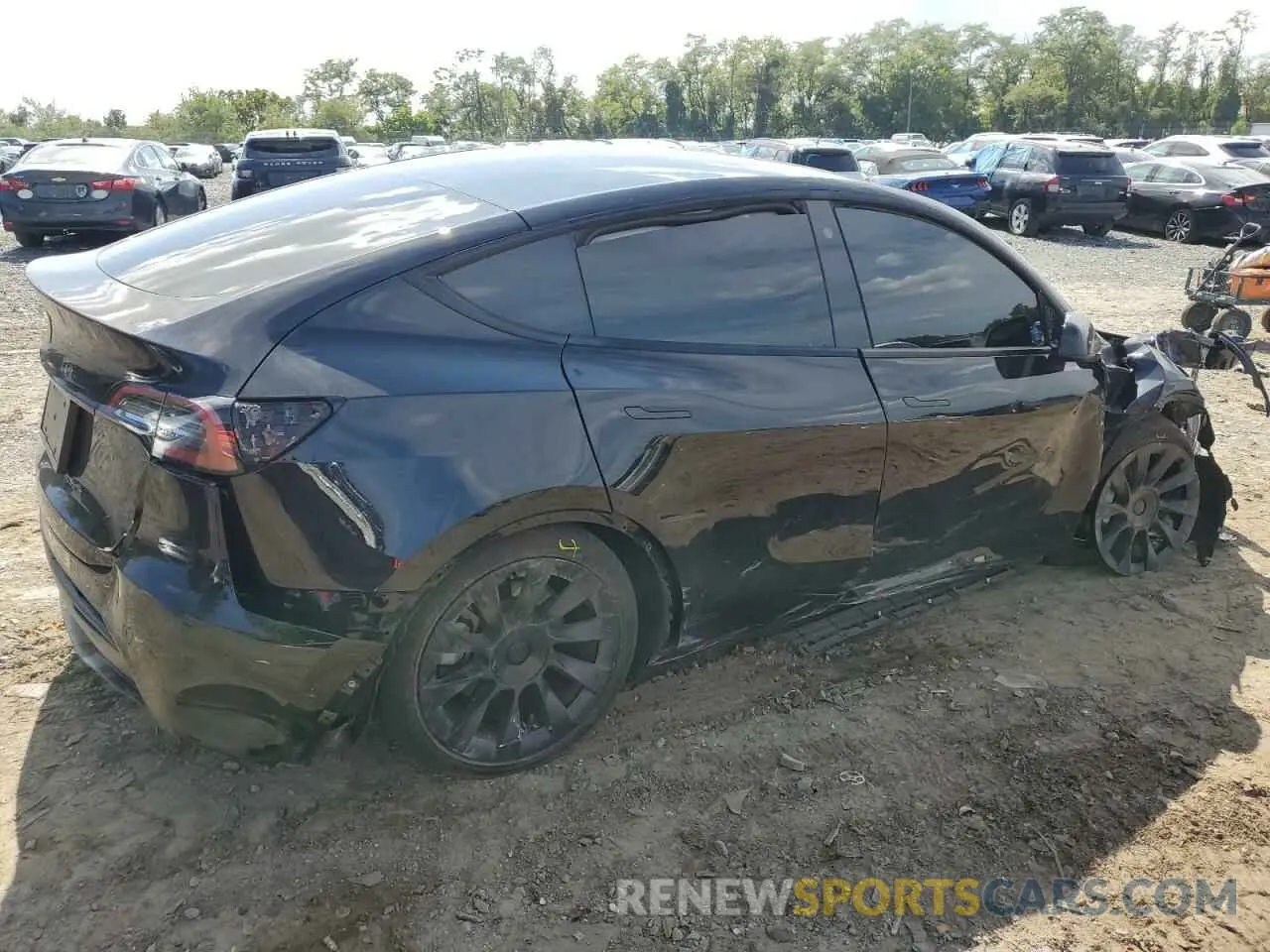 3 Photograph of a damaged car 7SAYGDEE4PF691672 TESLA MODEL Y 2023