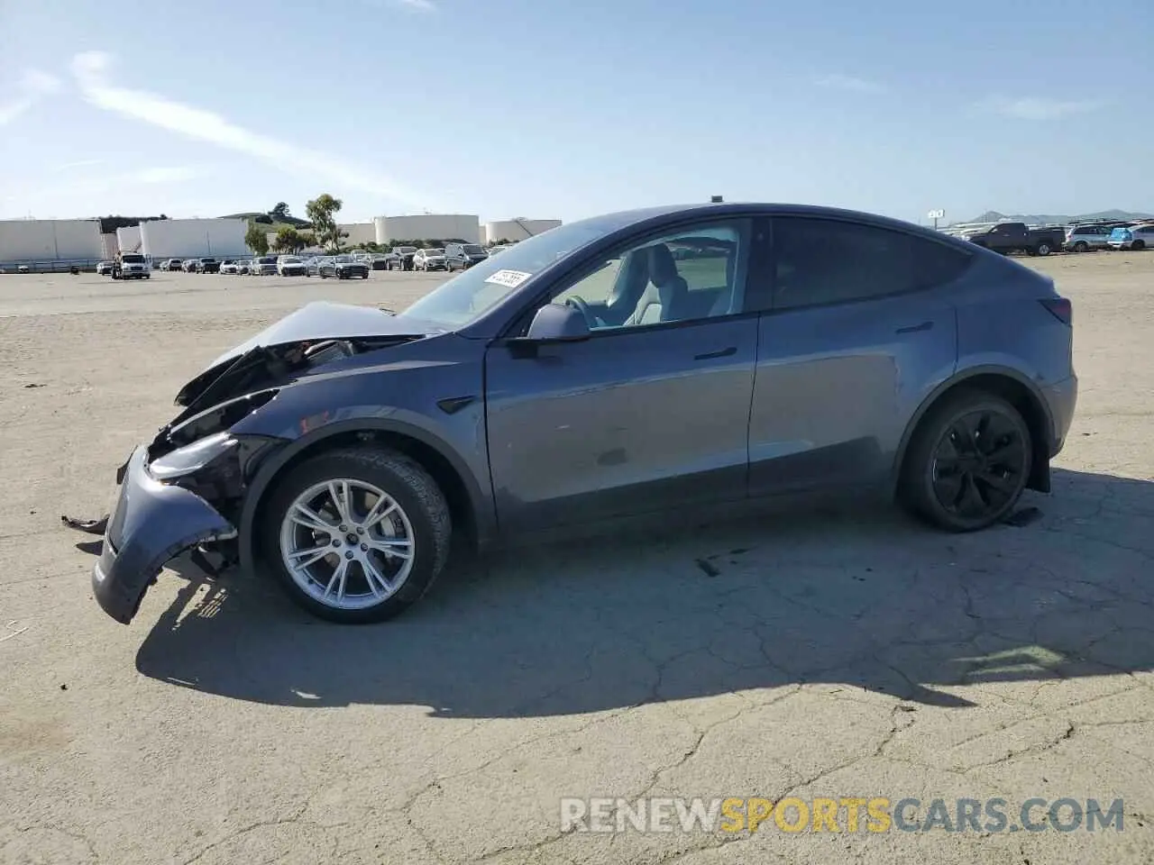 1 Фотография поврежденного автомобиля 7SAYGDEE4PF714674 TESLA MODEL Y 2023